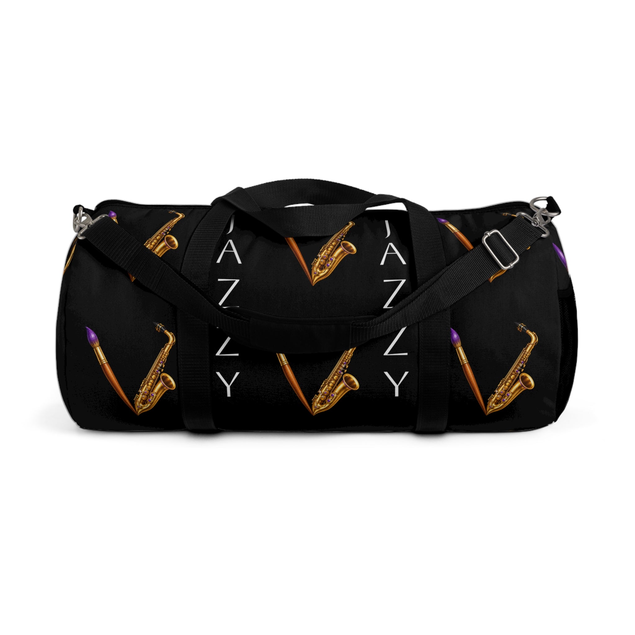 Jazzy Smoov black saxophone duffel bag