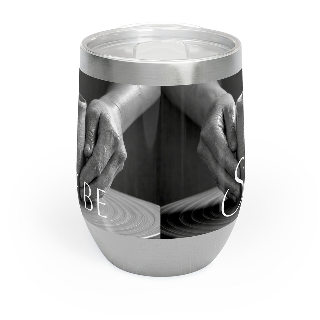 Peace Be Smoov 12 oz insulated wine tumbler – view 3