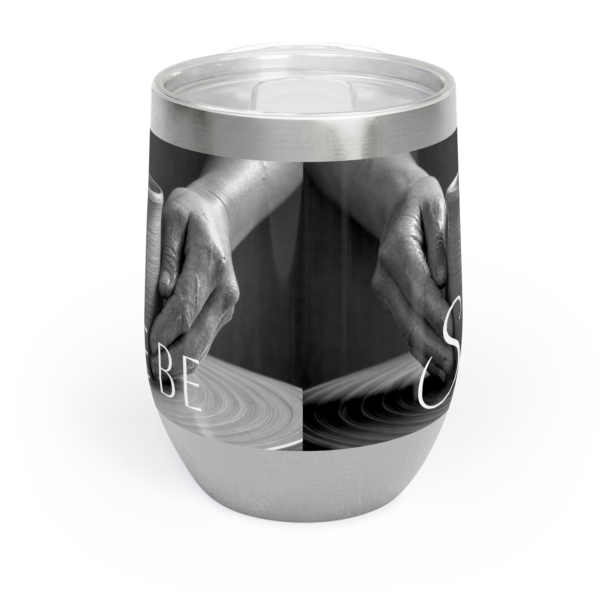 Peace Be Smoov 12 oz insulated wine tumbler – view 3