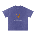 Jazzy Smoov Keep Calm Oversized T-Shirt – Purple – product image 1