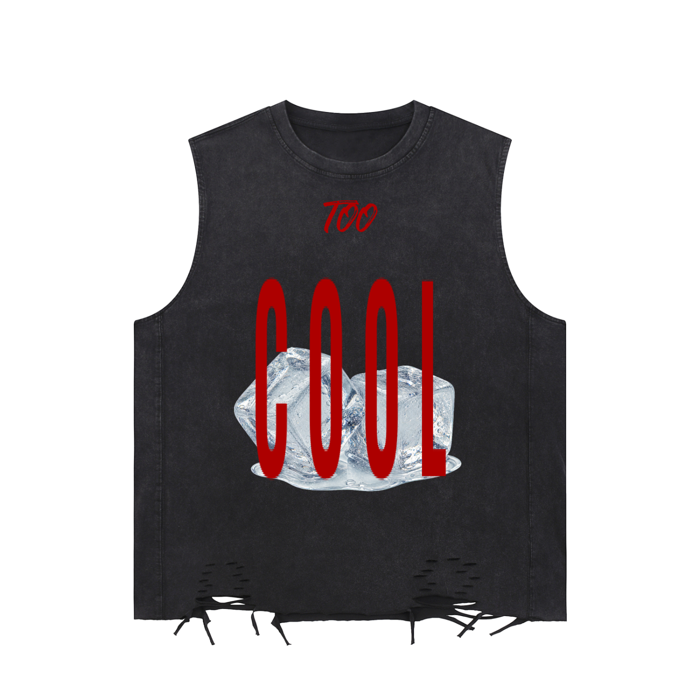 Too Cool Snow-Washed Raw-Hem Cotton Tank Top – product image 5