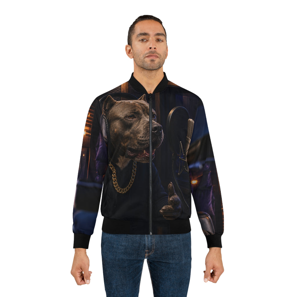 Men's Studio Dog all-over-print bomber jacket – view 3