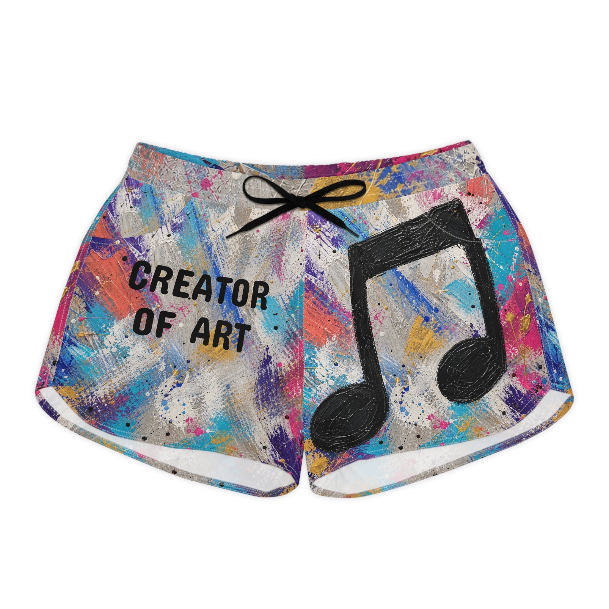 Women’s Creator of Art Colorful Graphic Shorts – product image 1