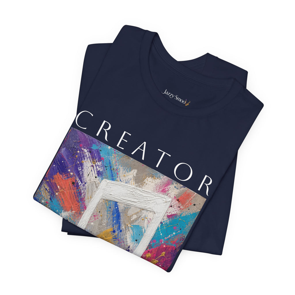 Unisex Creator of Art colorful music note graphic T-shirt – view 51