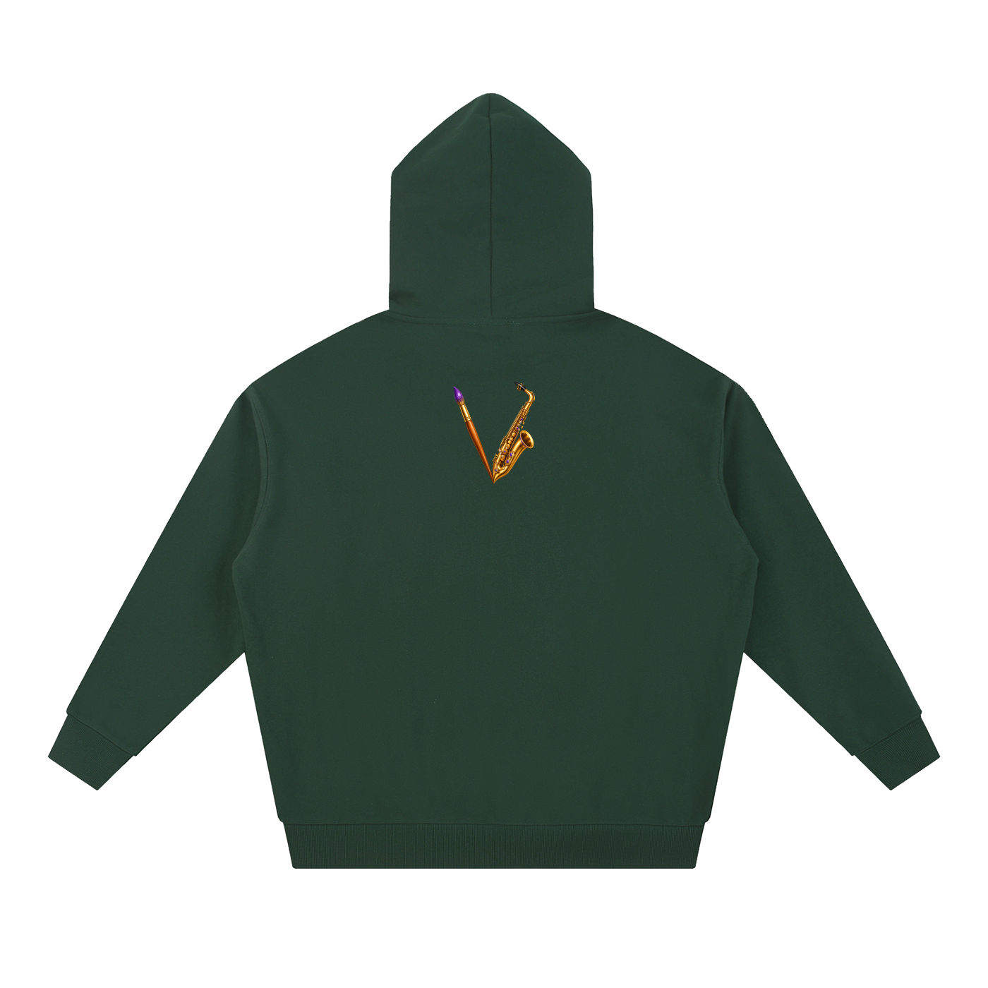 Peace Be Smoov Camo Graphic Heavyweight Hoodie – product image 12