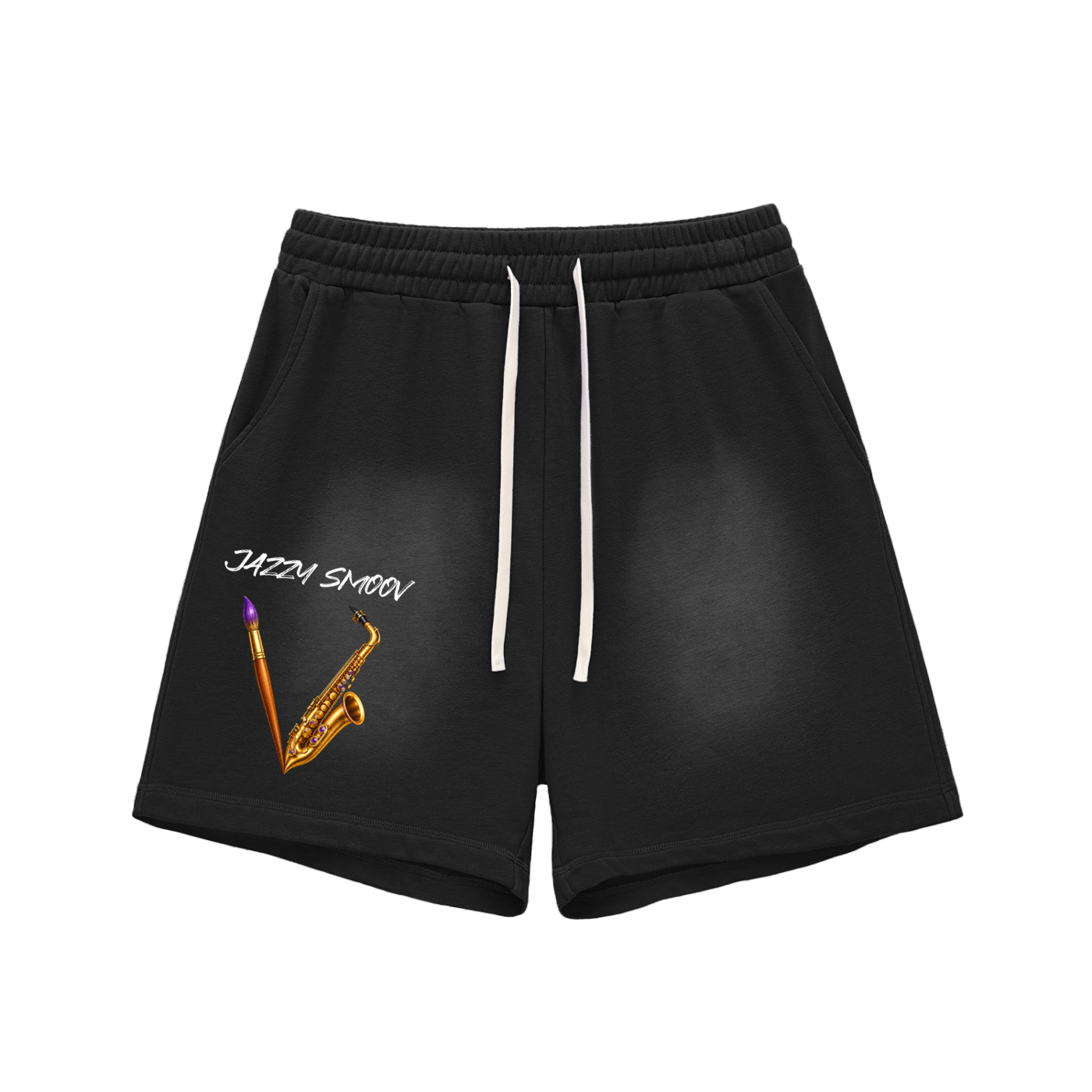 Jazzy Smoov Sun-Faded Heavyweight Cotton Shorts – product image 1