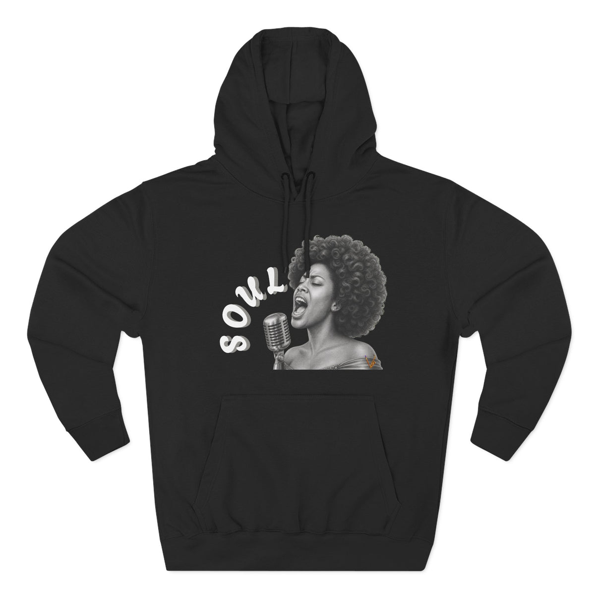 Women's Soul Singer Graphic Pullover Hoodie