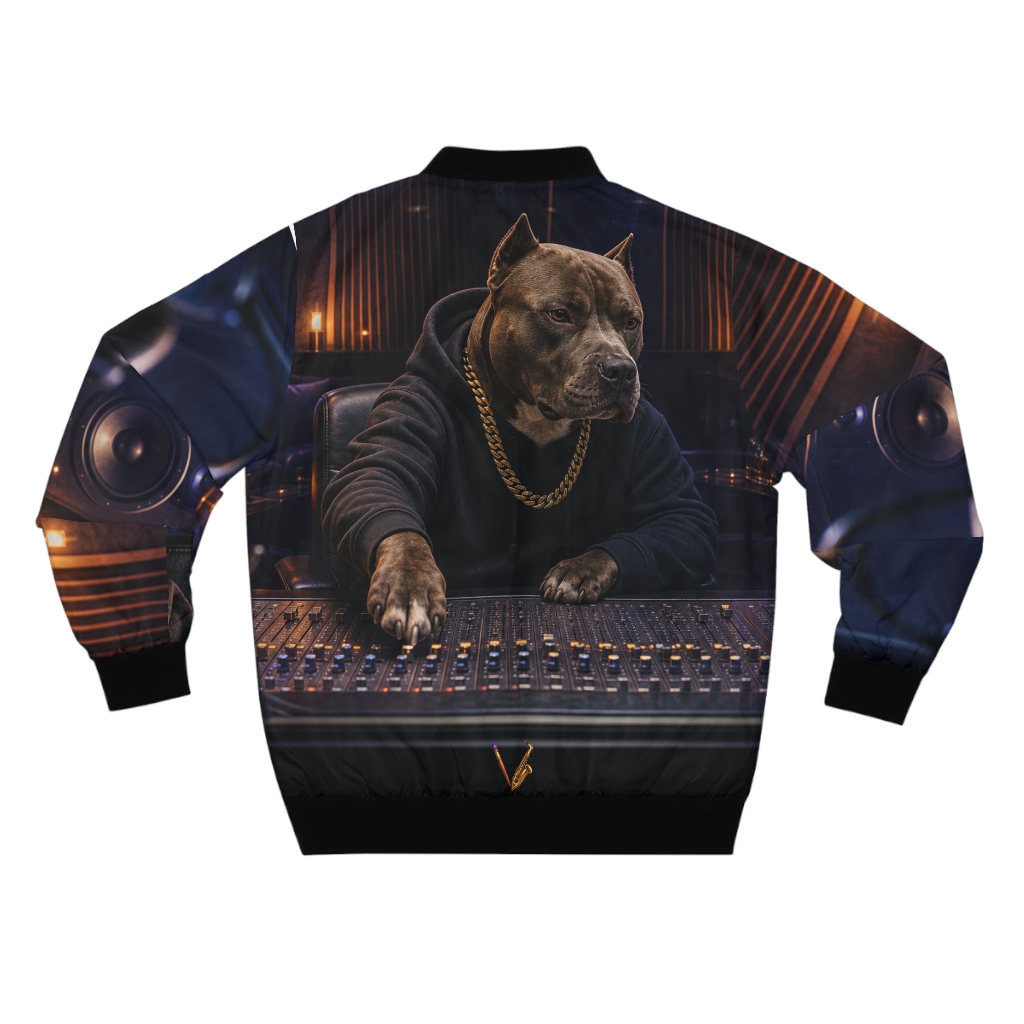 Men's Studio Dog all-over-print bomber jacket – view 2