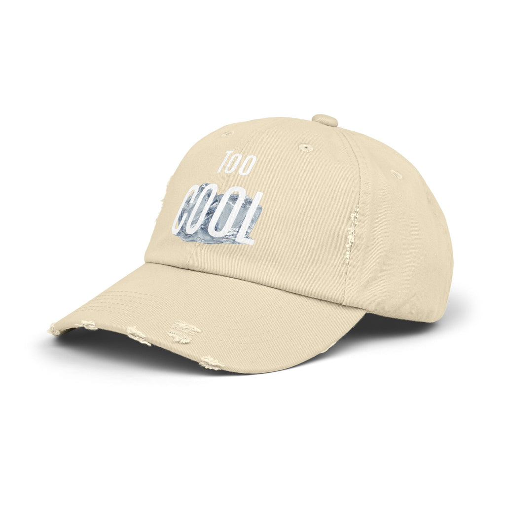 Too Cool distressed cotton baseball cap
