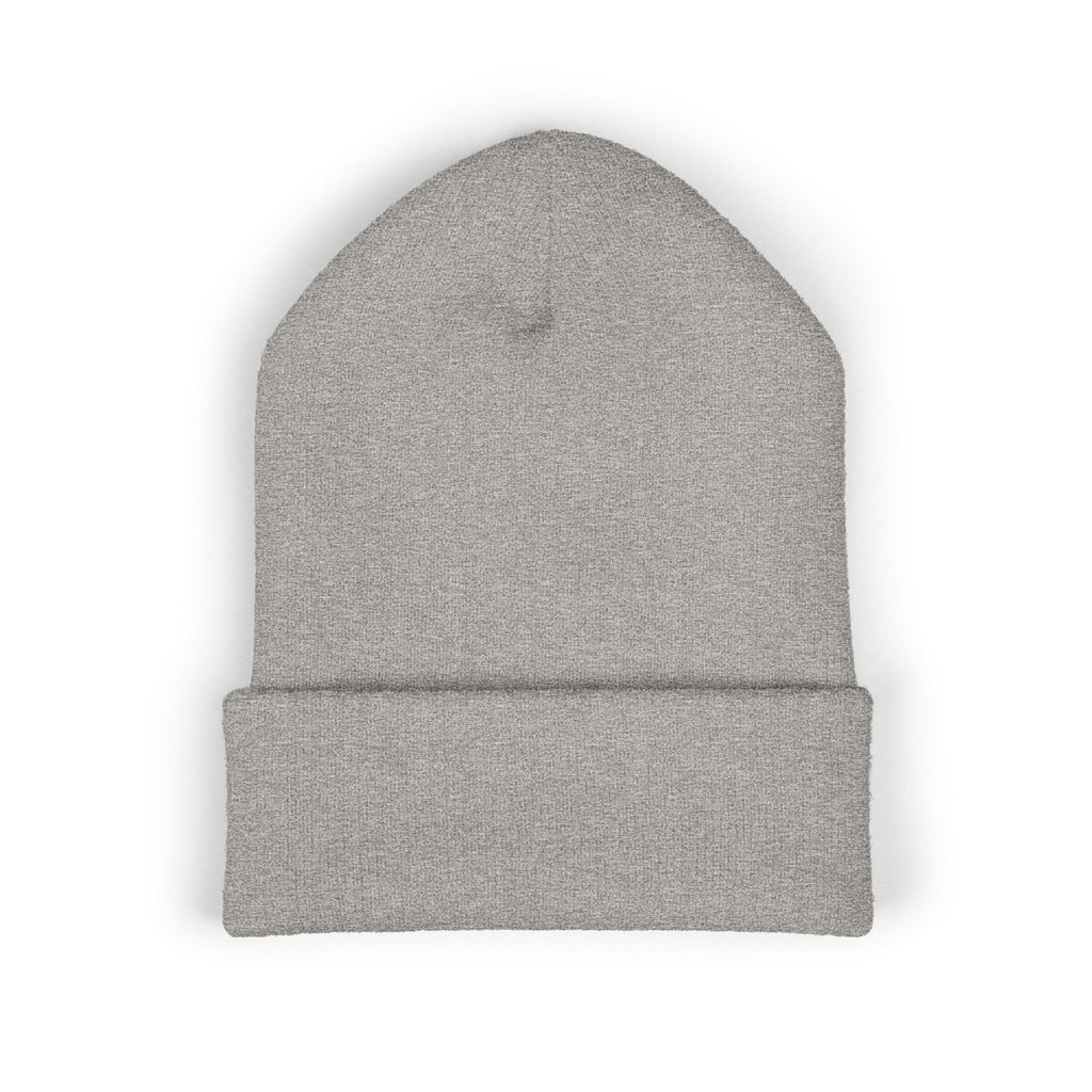 Everything Is Art cuffed beanie with black lettering – view 23
