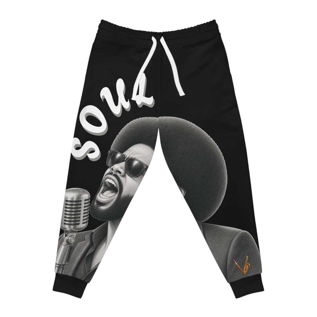 Men’s Soul Singer Graphic Joggers – Black – product image 1