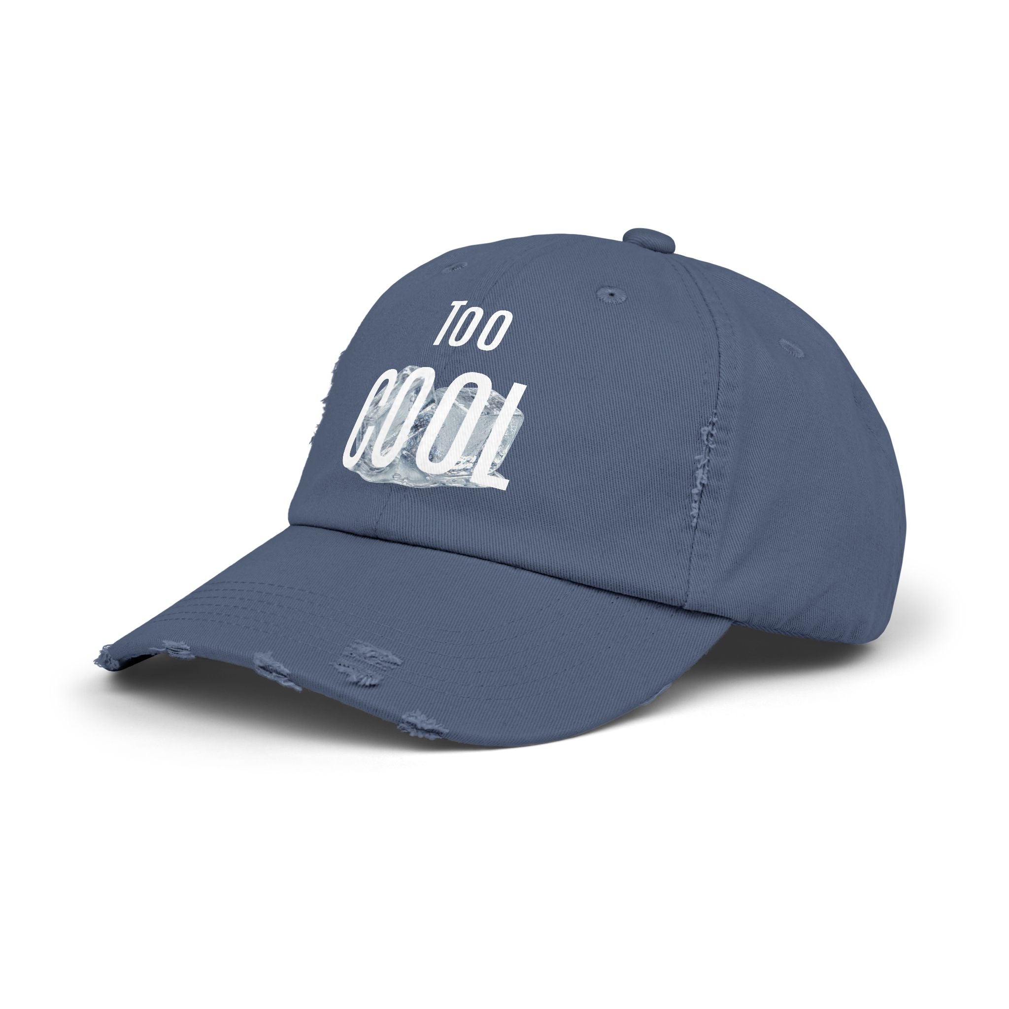 Too Cool distressed cotton baseball cap