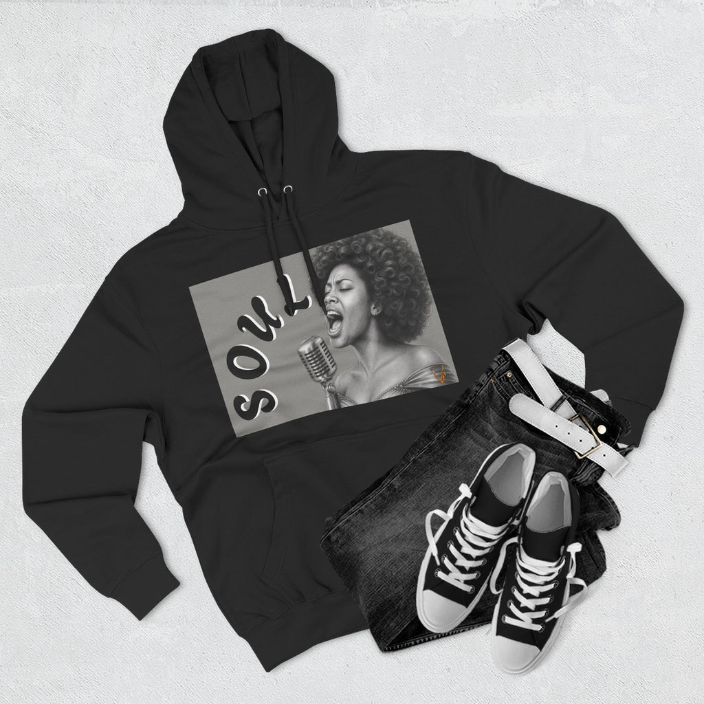 Women’s Soul Singer Graphic Pullover Hoodie – product image 10
