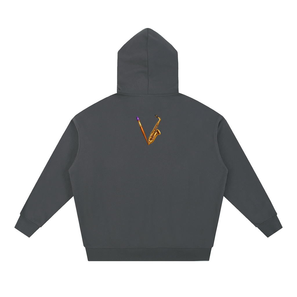 Peace Be Smoov Camo Graphic Heavyweight Hoodie – product image 4