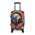 Art and music hard-shell rolling suitcase