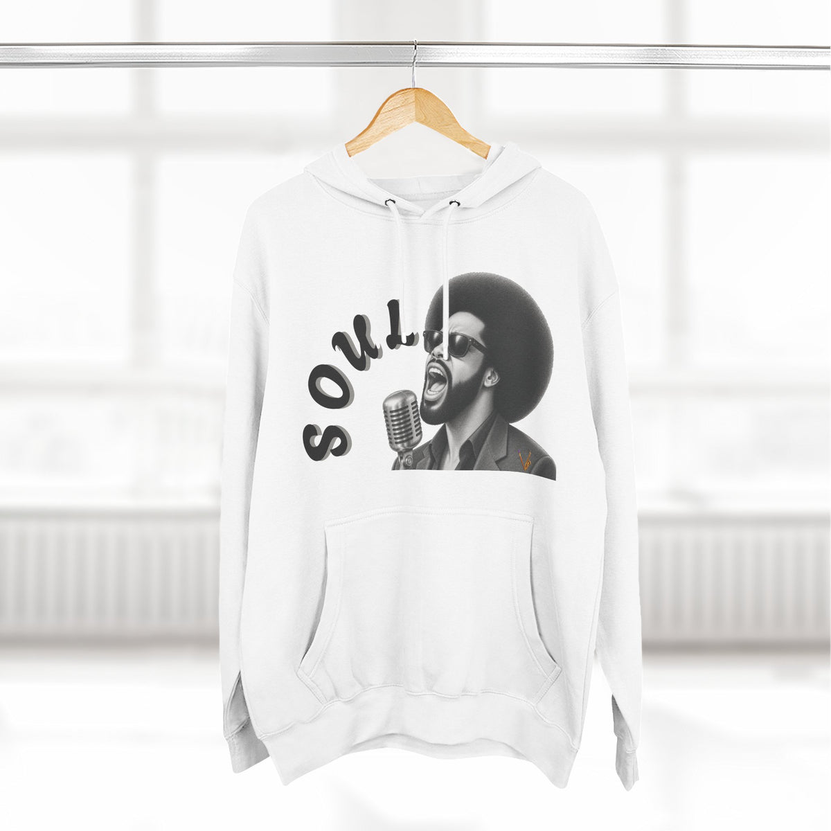 Men's Soul Singer Graphic Pullover Hoodie