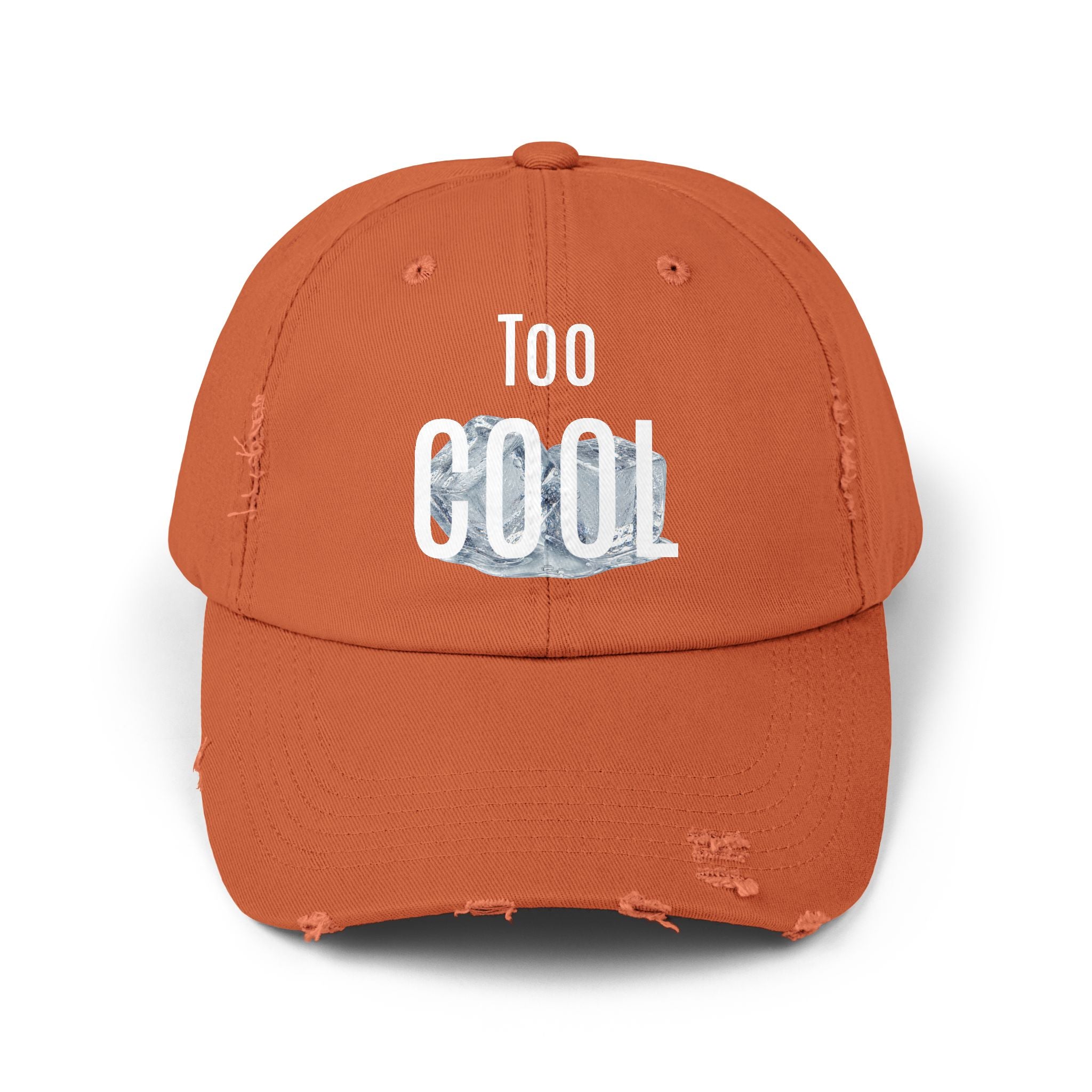 Too Cool distressed cotton baseball cap