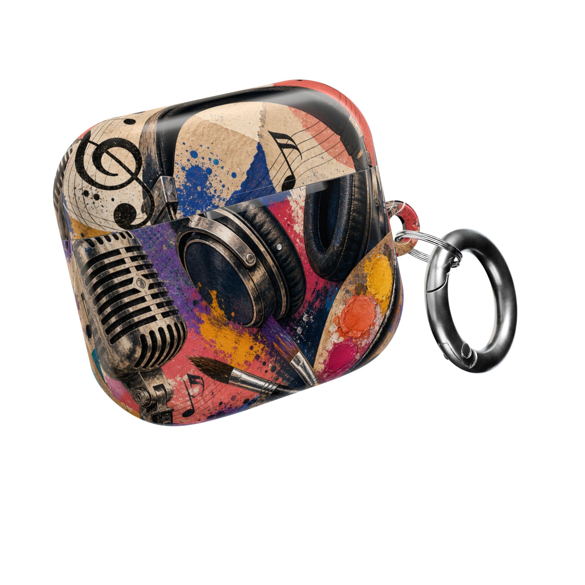Art and music collage protective AirPods case – view 20