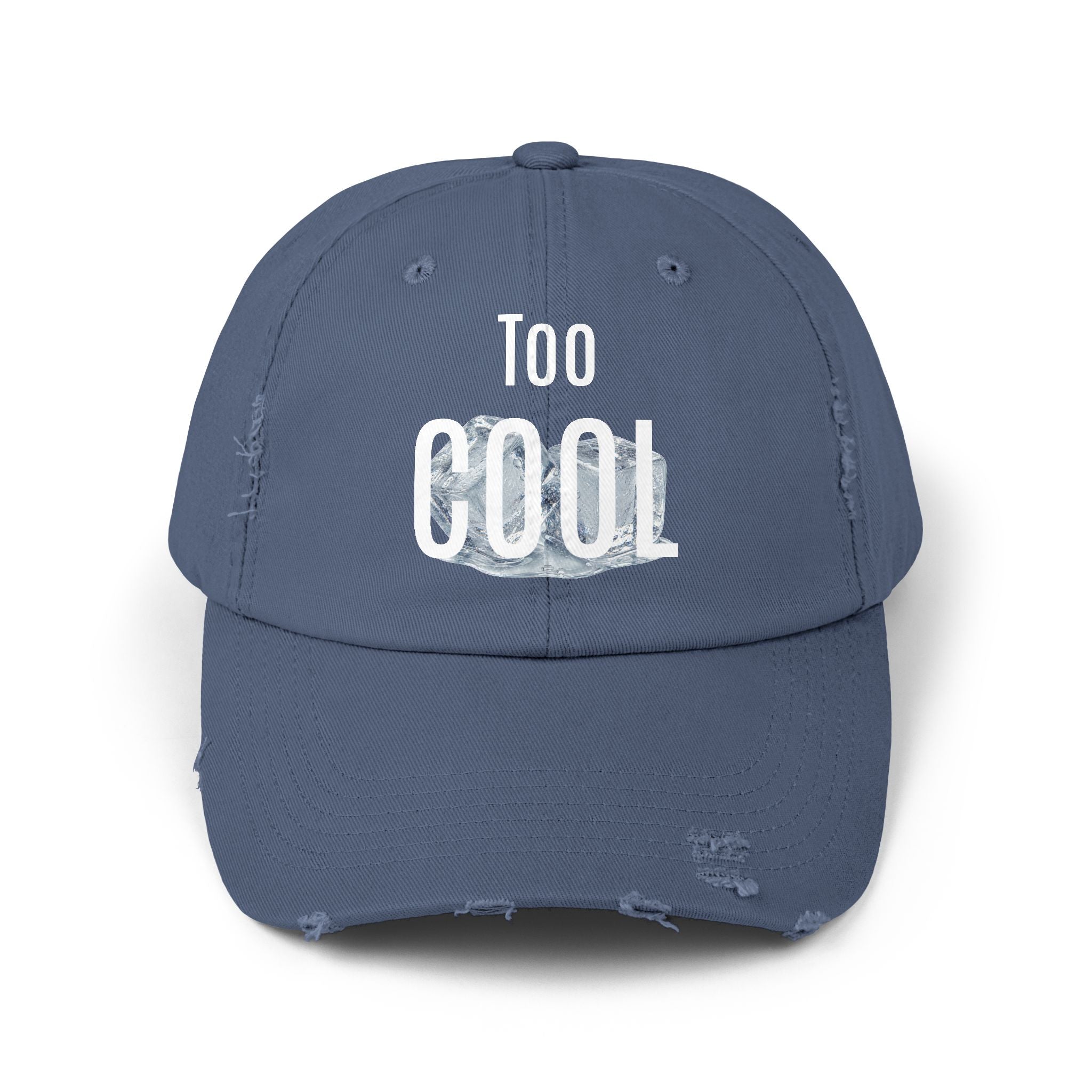 Too Cool distressed cotton baseball cap
