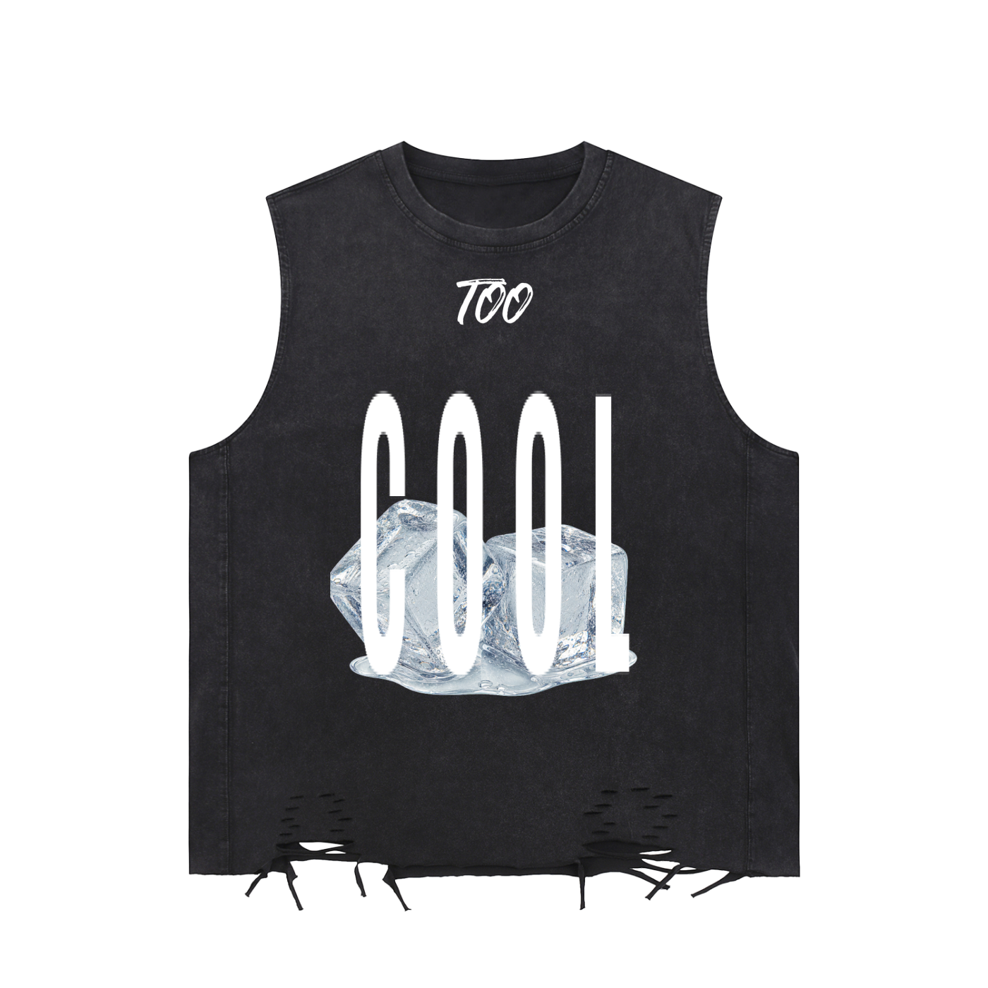 Too Cool Snow-Washed Raw-Hem Cotton Tank Top – product image 3