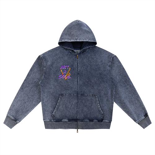 Art & Soul Women’s Soul Singer Oversized Zip Hoodie – product image 2