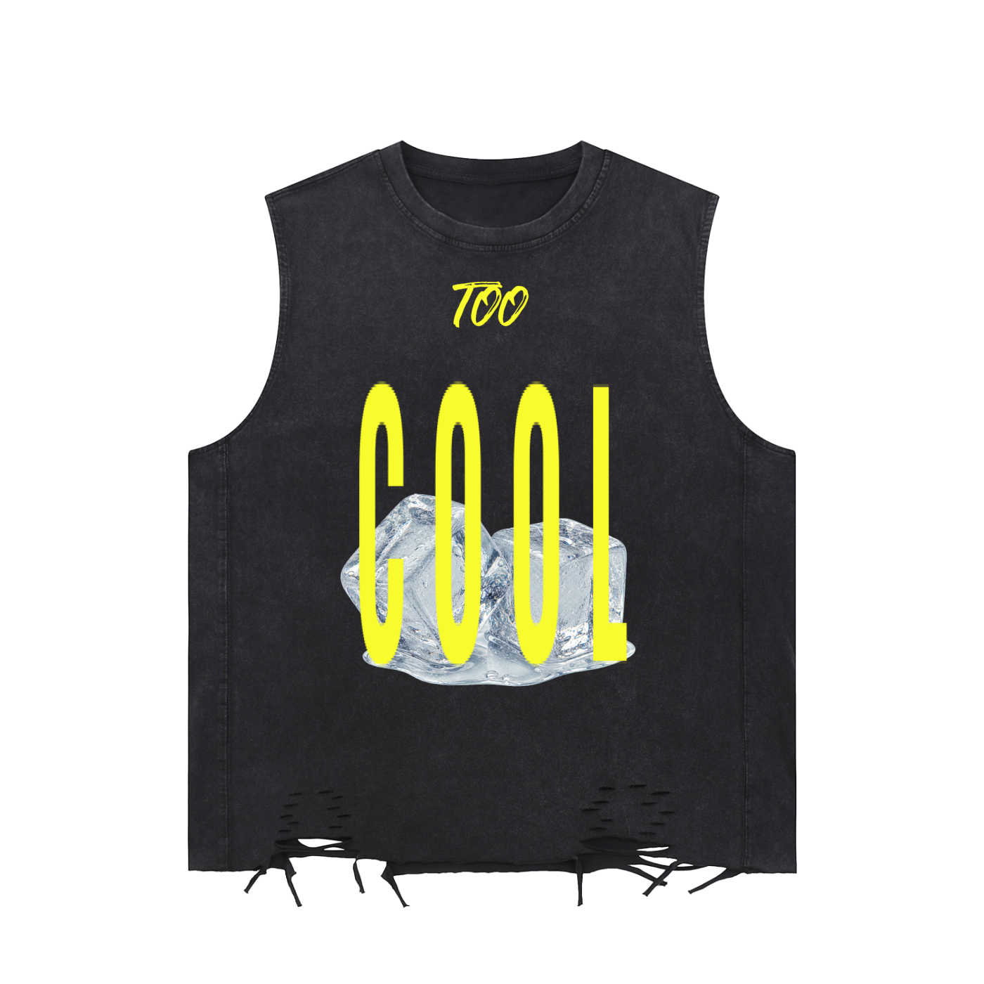 Too Cool Snow-Washed Raw-Hem Cotton Tank Top – product image 7
