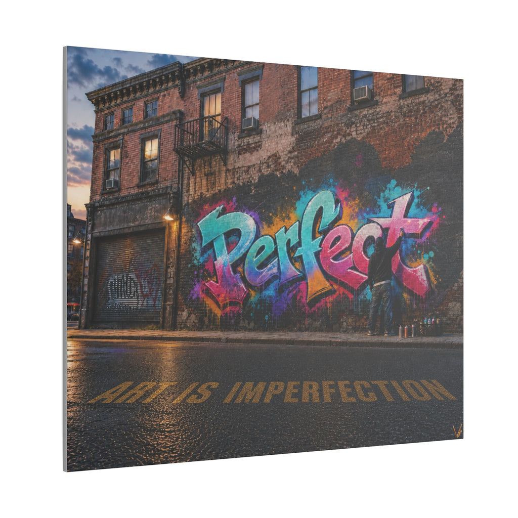 Art Is Imperfection urban graffiti matte canvas wall art