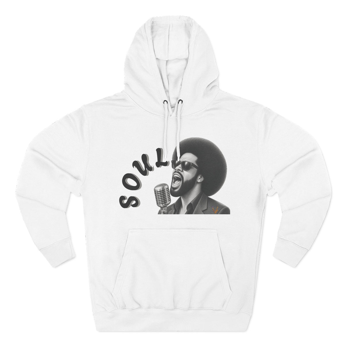 Men's Soul Singer Graphic Pullover Hoodie