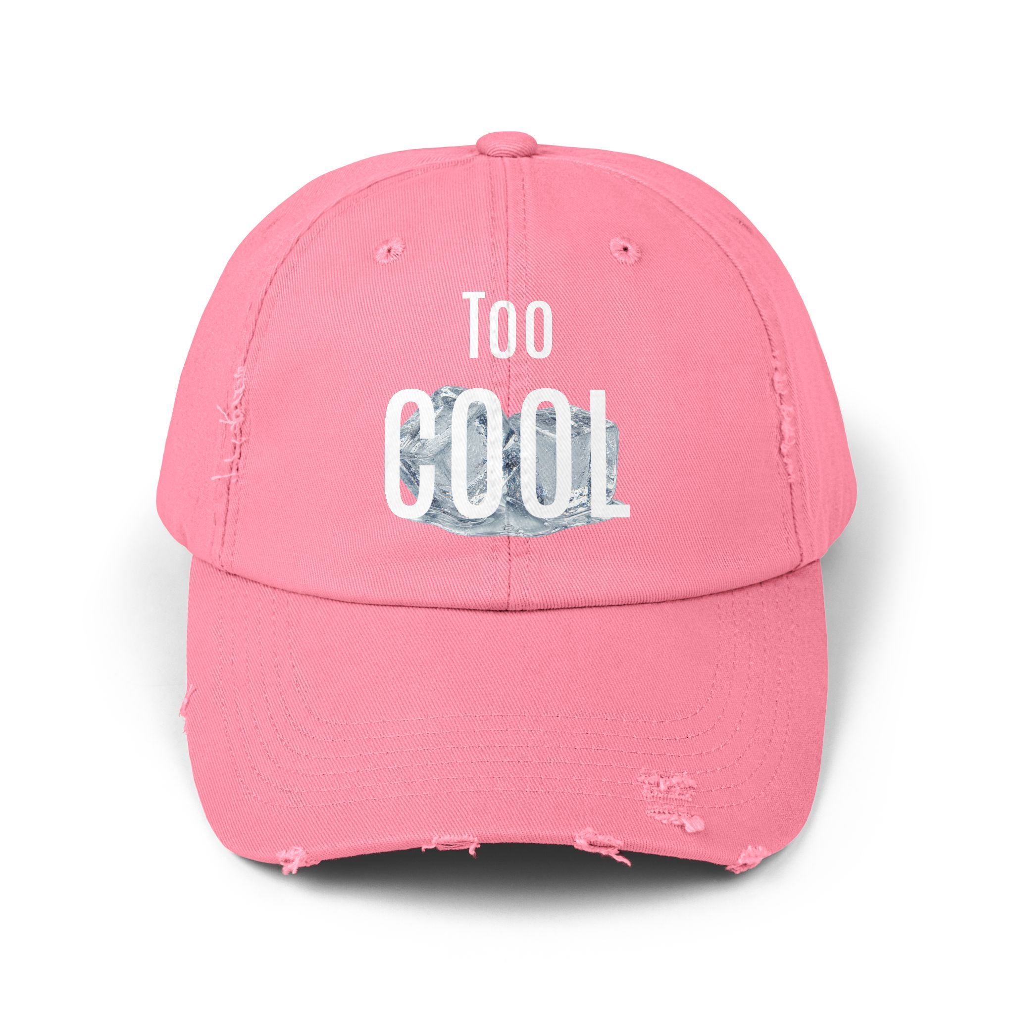 Too Cool distressed cotton baseball cap