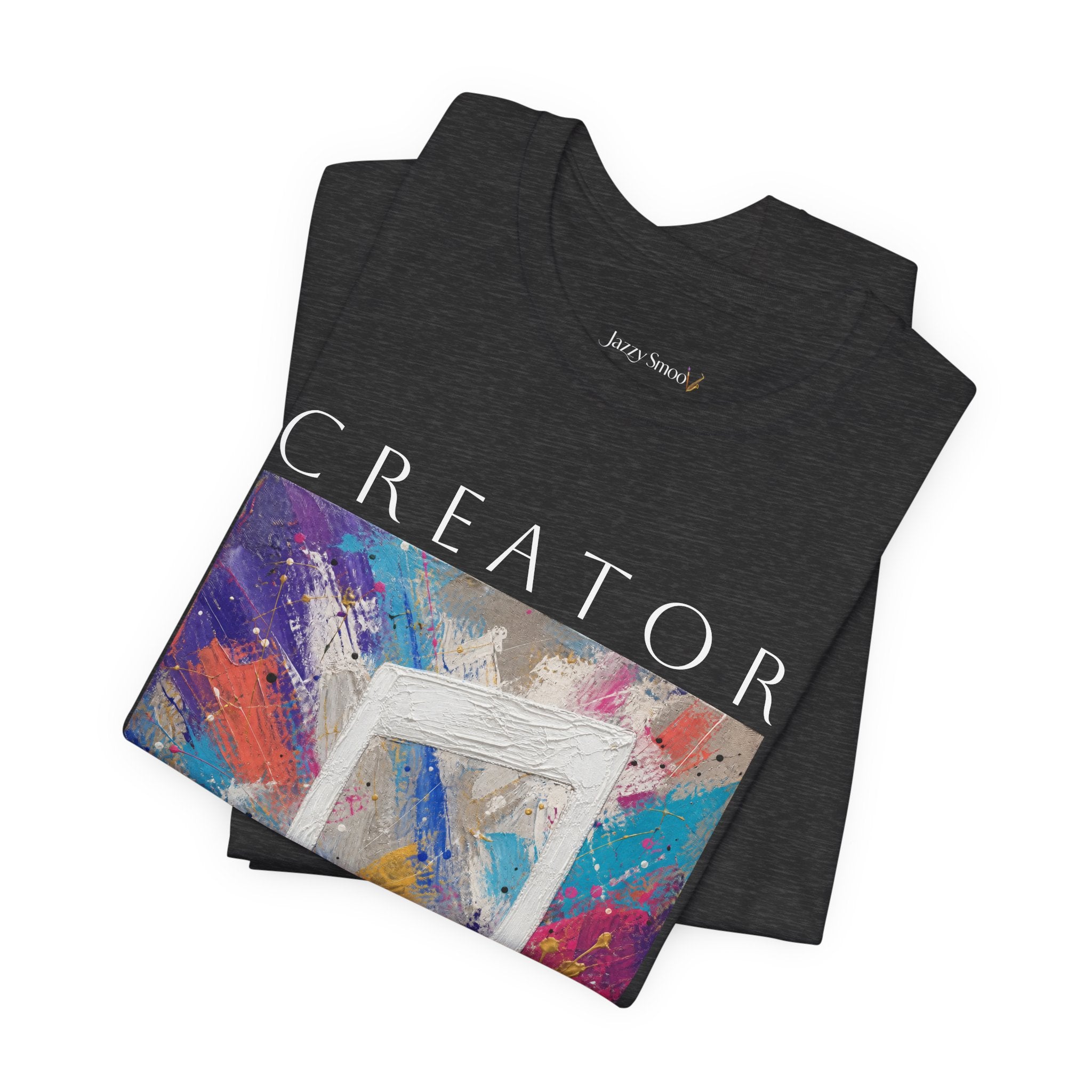 Unisex Creator of Art colorful music note graphic T-shirt – view 46