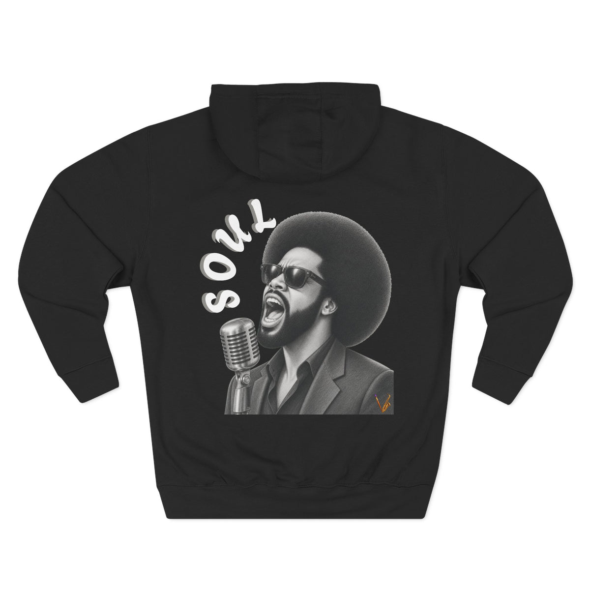Men's Soul Singer Graphic Pullover Hoodie
