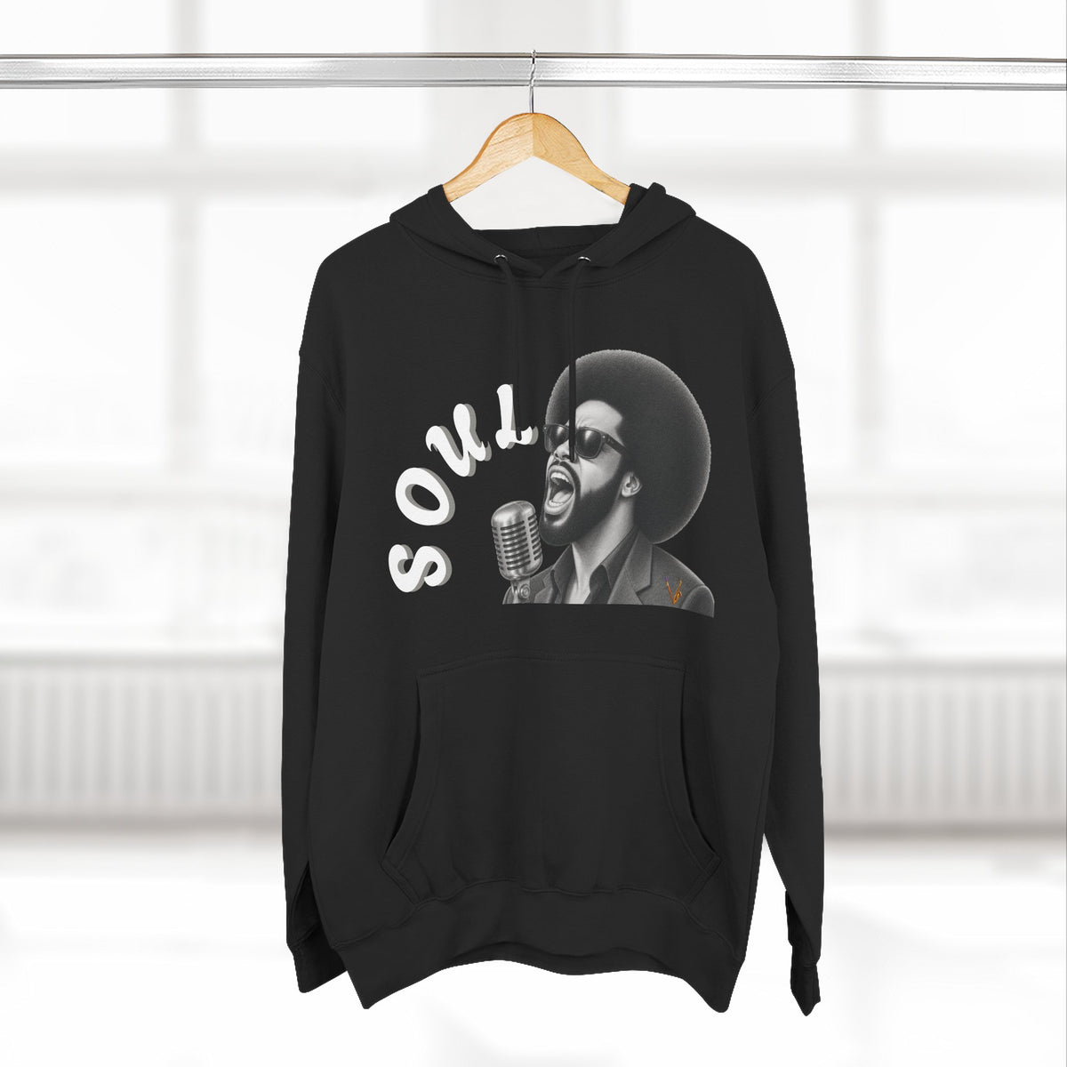 Men's Soul Singer Graphic Pullover Hoodie