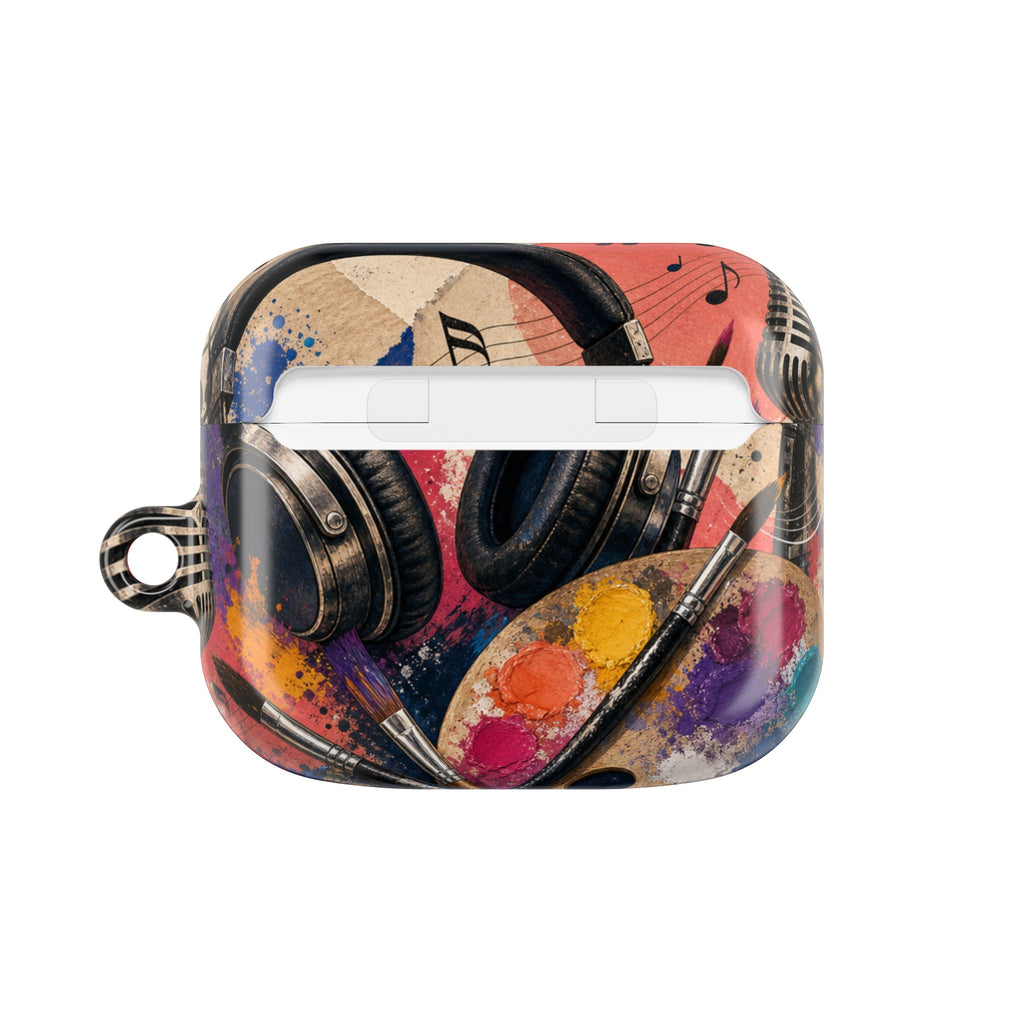 Art and music collage protective AirPods case – view 19