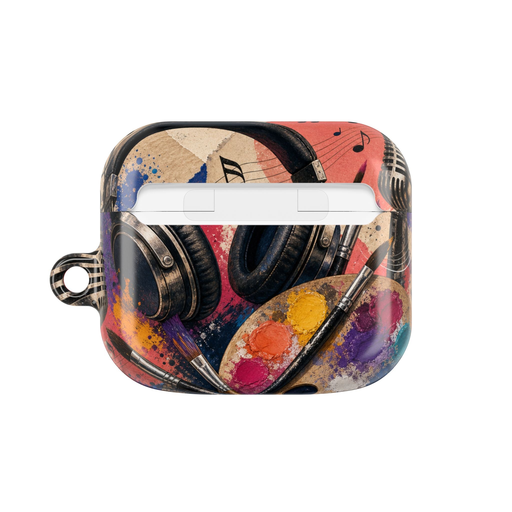 Art and music collage protective AirPods case – view 19
