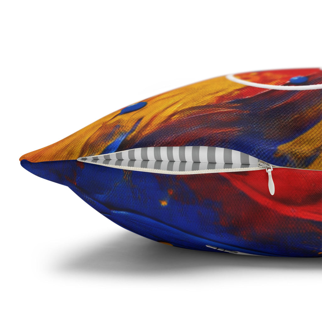 Studio Vibes colorful headphone throw pillow cover