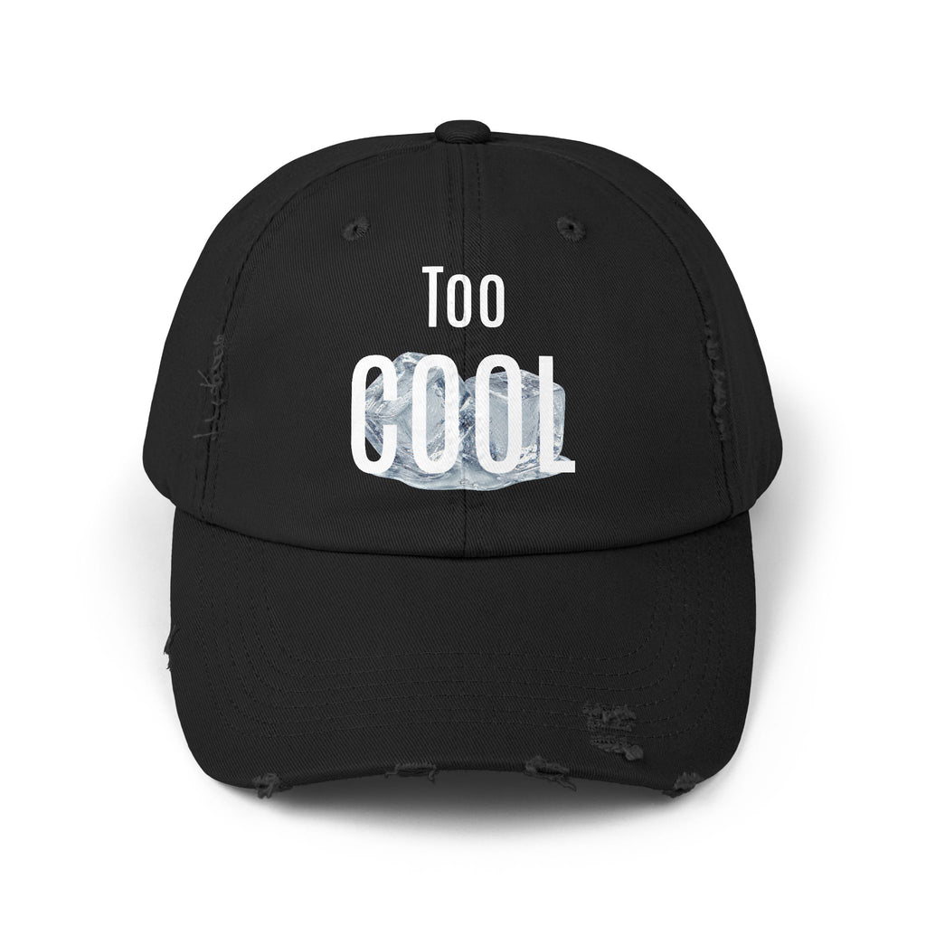 Too Cool distressed cotton baseball cap