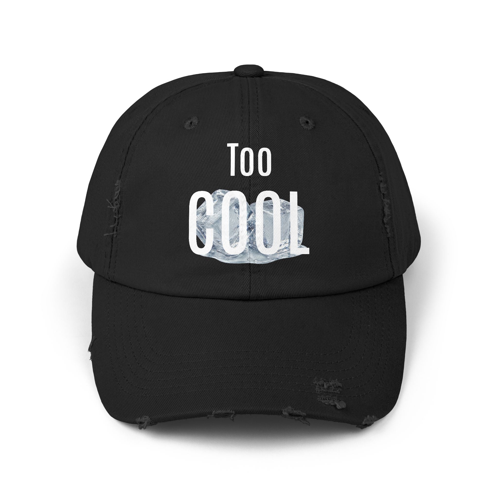Too Cool distressed cotton baseball cap