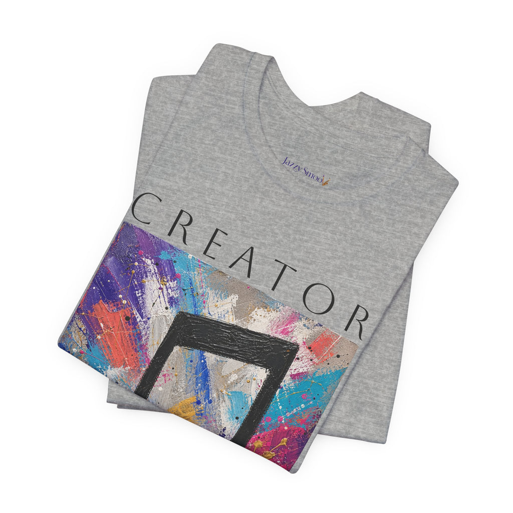 Unisex Creator of Art colorful music note graphic T-shirt – view 36