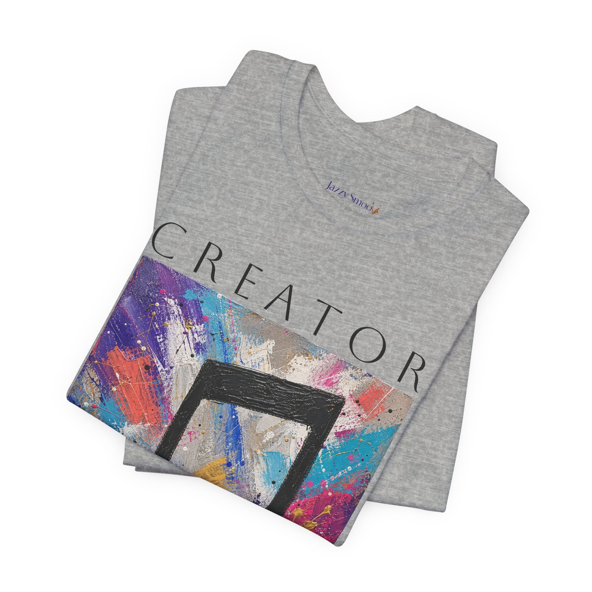 Unisex Creator of Art colorful music note graphic T-shirt – view 36