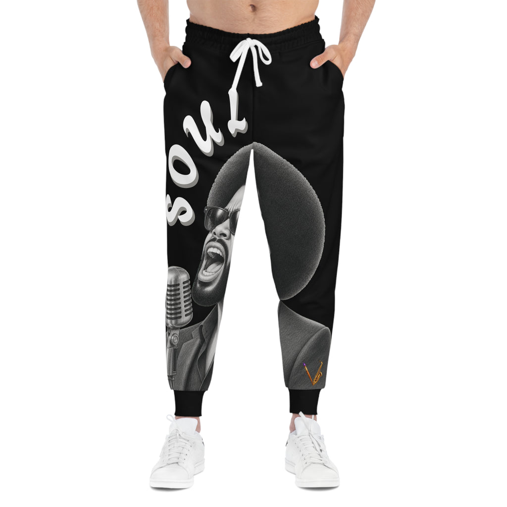 Men’s Soul Singer Graphic Joggers – Black – product image 2