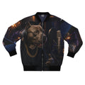 Men's Studio Dog all-over-print bomber jacket