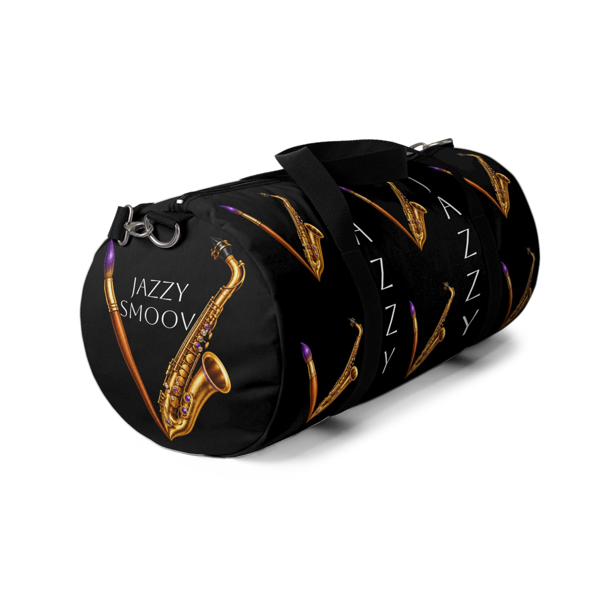 Jazzy Smoov black saxophone duffel bag