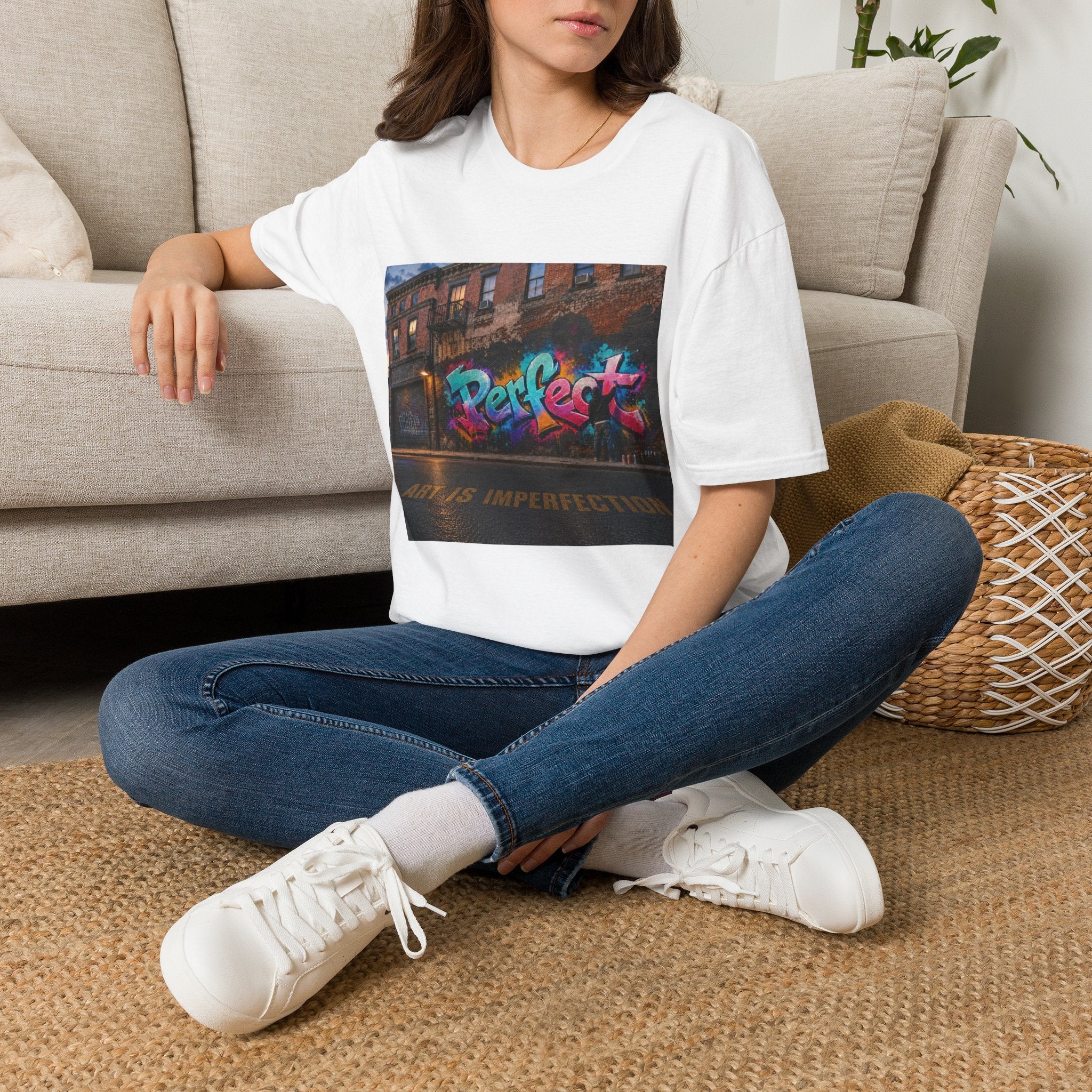 Art Is Imperfection Graffiti Graphic T-Shirt – product image 13