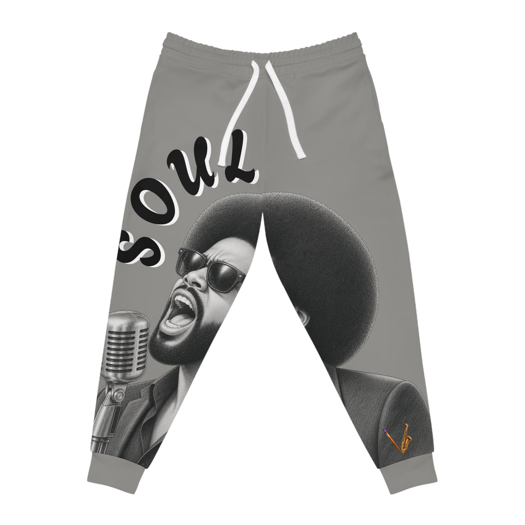Men’s Soul Singer Graphic Joggers – Gray – product image 1