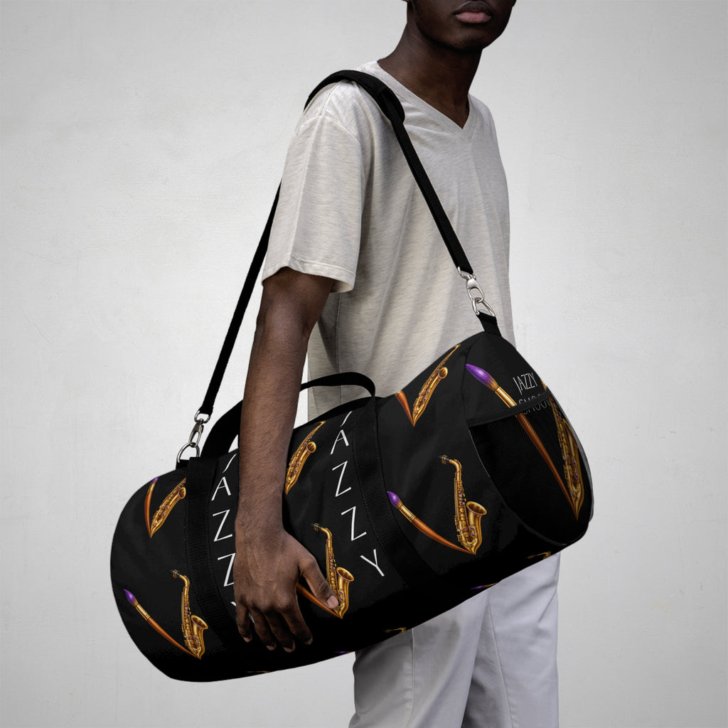 Jazzy Smoov black saxophone duffel bag