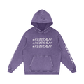 Jazzy Smoov Keep Calm Heavyweight Cotton Hoodie – Purple – product image 1