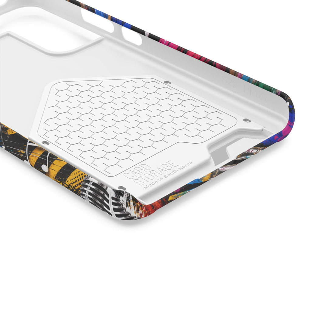 Caution Artist at Work phone case with card holder – view 58
