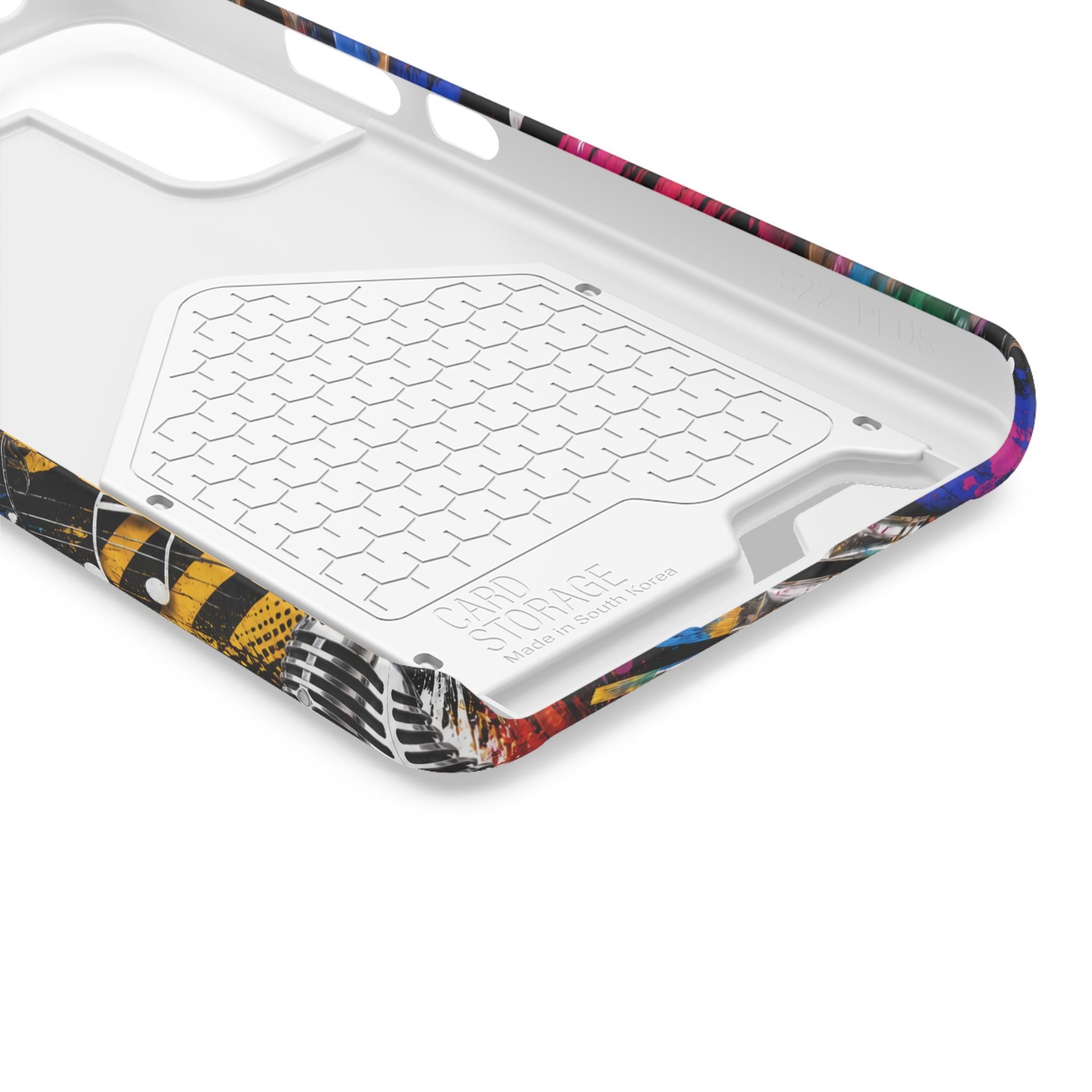 Caution Artist at Work phone case with card holder – view 58