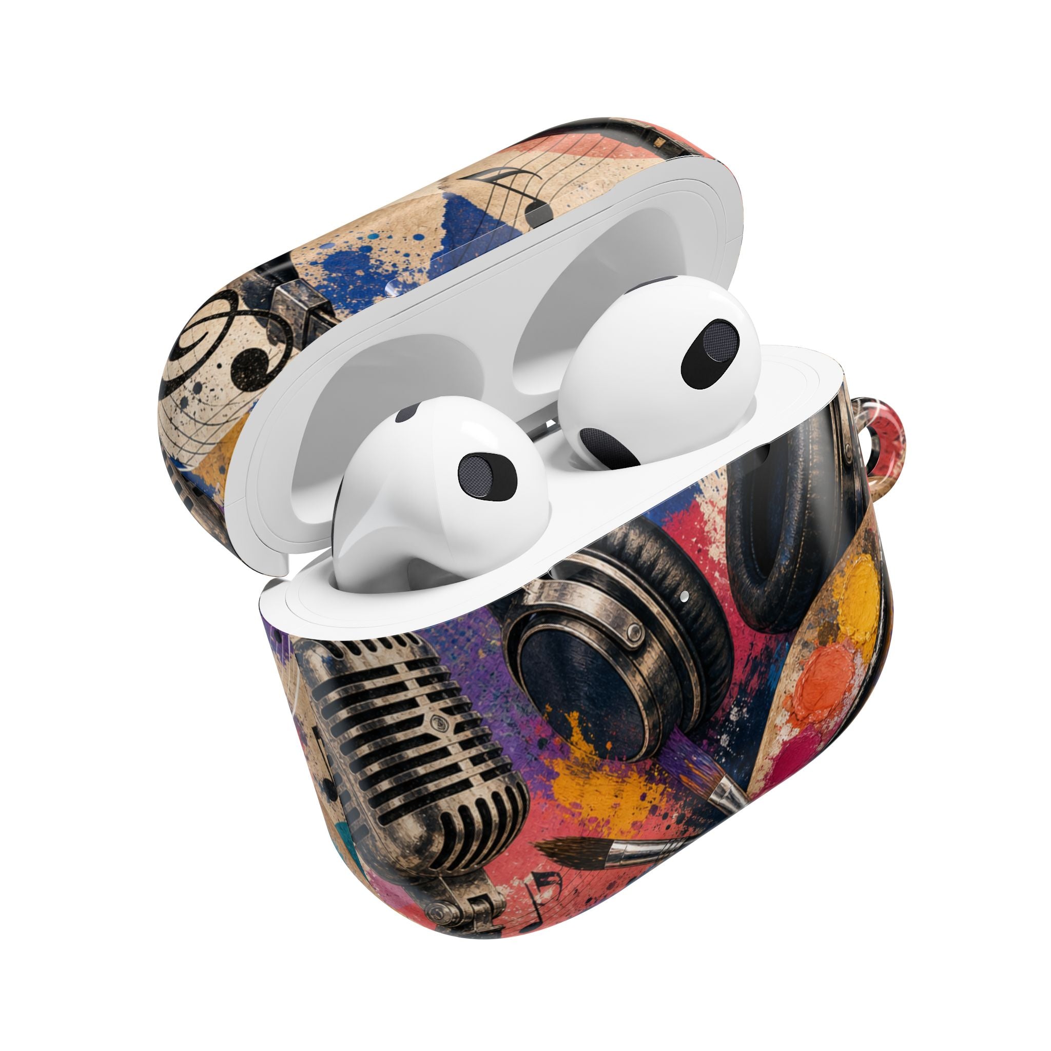 Art and music collage protective AirPods case – view 21
