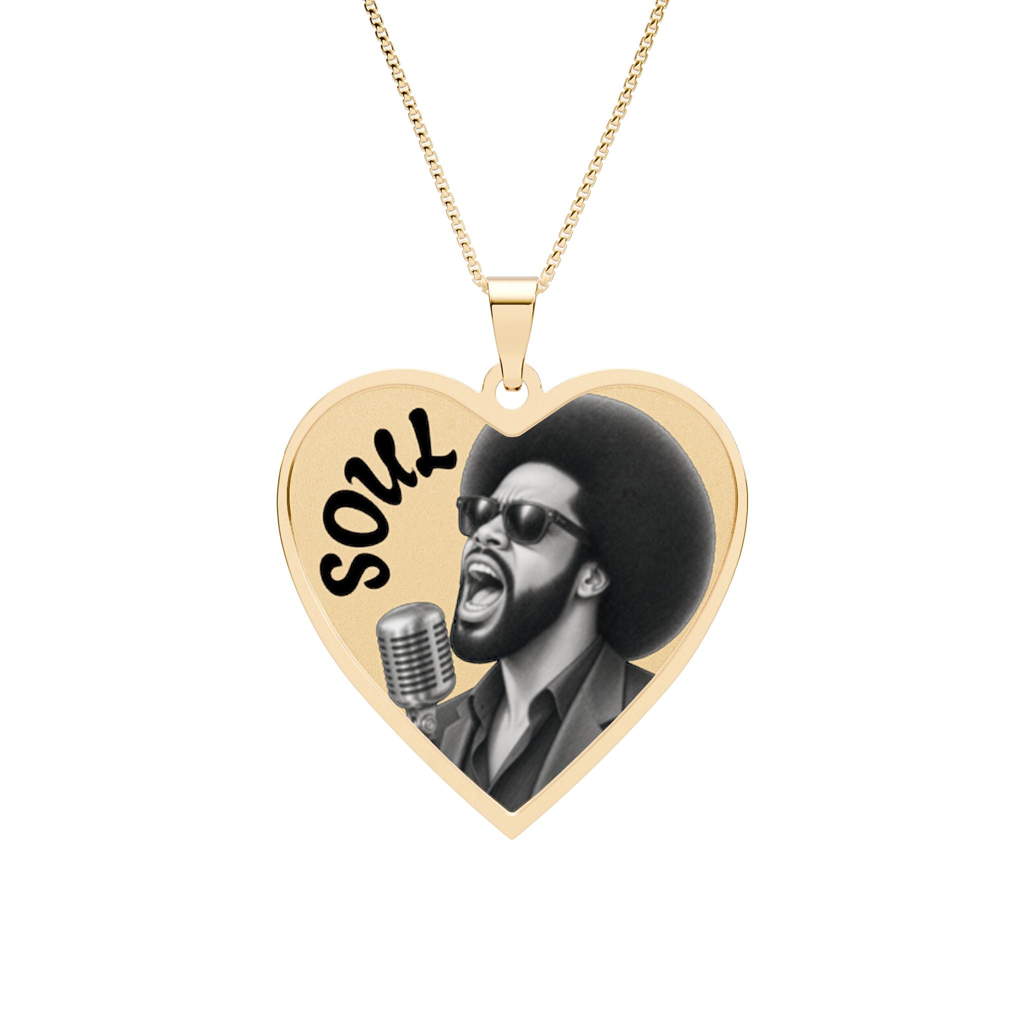 Soul Singer heart pendant necklace
